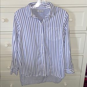 Madewell Mixed Media Button Down